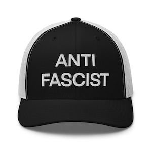 Anti-Fascist Trucker Hat | Pro-Choice Liberal Democrat Cap | Election 2024 Activist Hat | Progressive Political Statement Hat | Anti Fascist