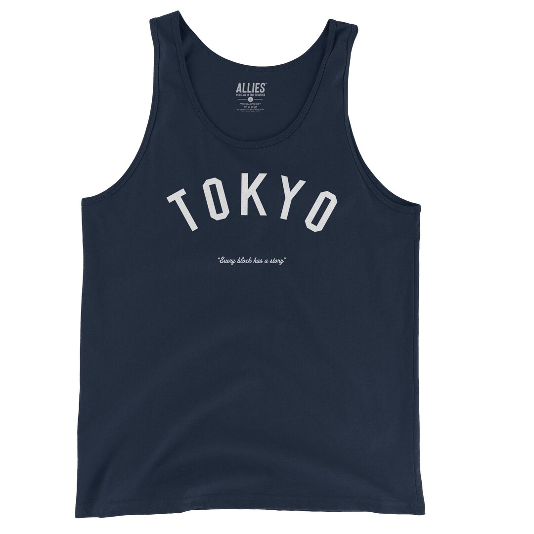 Tokyo Tank Top | Vintage Retro Athletic Style | Men's & Unisex