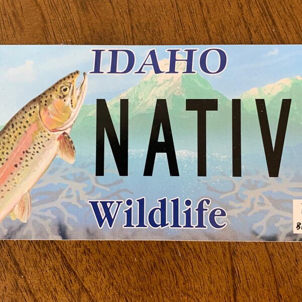 Wildlife License Plates Etsy
