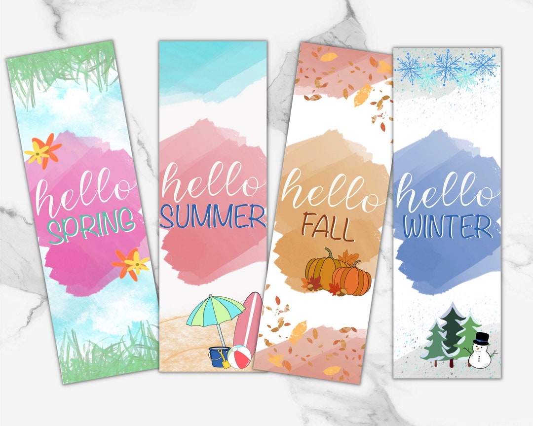 Printable Bookmarks, Bookmark Download, Bookmark Printables, Digital ...