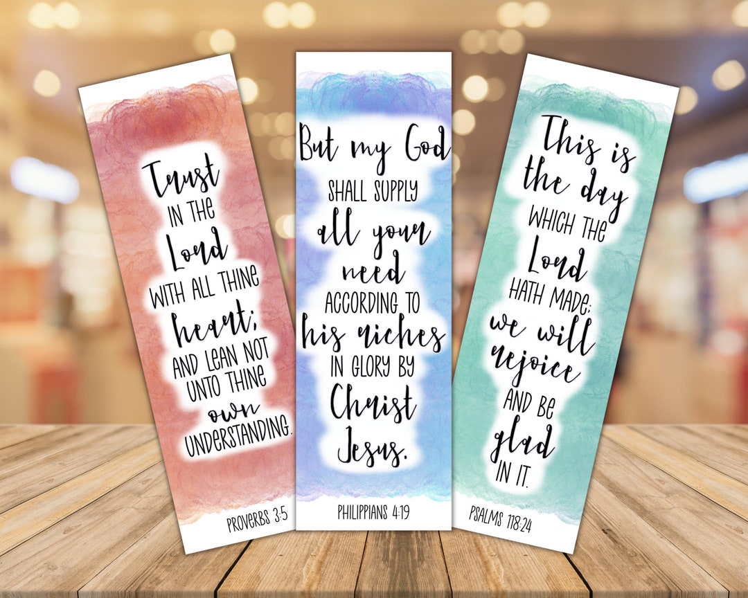 KJV Printable Bookmarks, Printable Bookmarks, King James Version, Bible