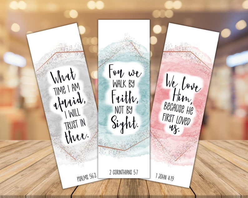 KJV Printable Bookmarks, Printable Bookmarks, King James Version, Bible