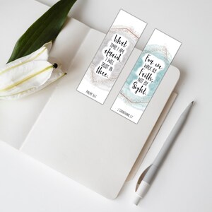 KJV Printable Bookmarks, Printable Bookmarks, King James Version, Bible