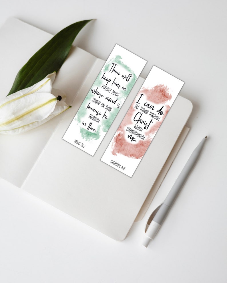 KJV Printable Bookmarks, Printable Bookmarks, King James Version, Bible