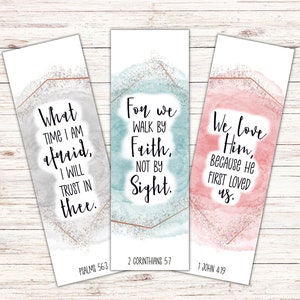 KJV Printable Bookmarks, Printable Bookmarks, King James Version, Bible ...