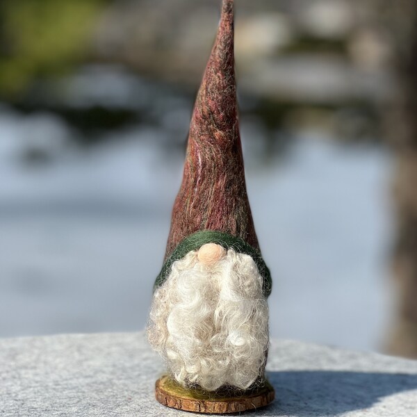 Wool Felt Gnome Etsy