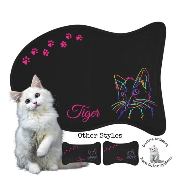 Cat Feeding Mat Etsy