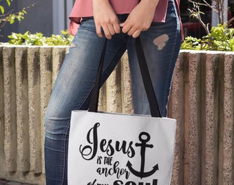 Jesus Is The Anchor Of My Soul Hebrews 6:19 (white)