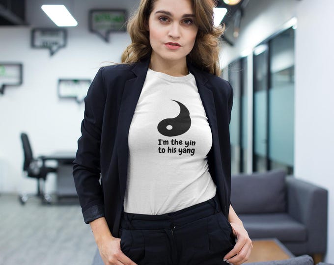 Yin To His Yang Gift for Her Couples Shirt (Hers)