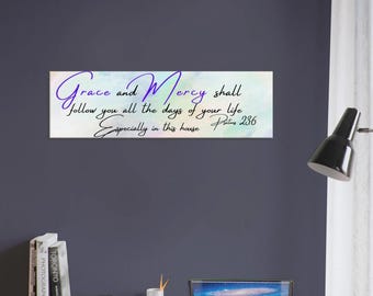 Grace and Mercy Canvas Wall Art
