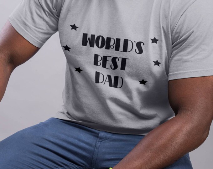 World's Best Dad T-Shirt | Funny Father's Day Gift | Soft Cotton Tee