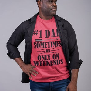 Funny Dad shirts/1 Dad Sometimes Ok Only on Weekends T-shirt/Father&#39;s day gift
