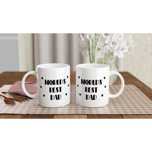 World&#39;s Best Dad Coffee Mug/Father&#39;s day gift