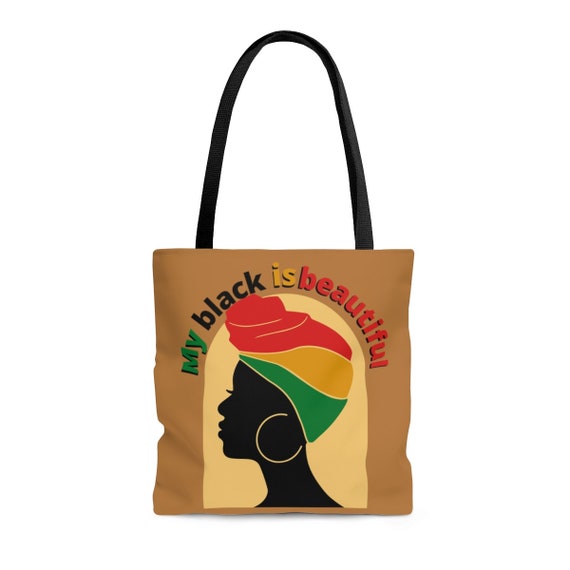 My Black is Beautiful Tote Bag (Brown)