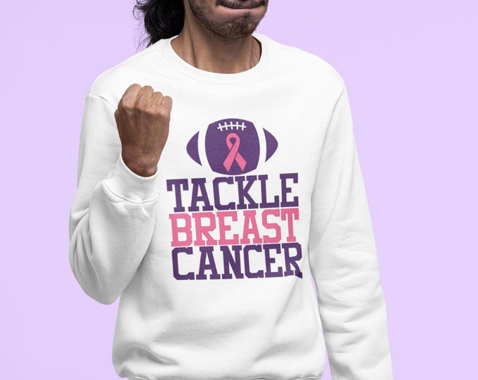 Fighting Breast Cancer Sweatshirt, Pink Ribbon Shirt, Charity Support Top, Awareness Gift, Survivor Gift