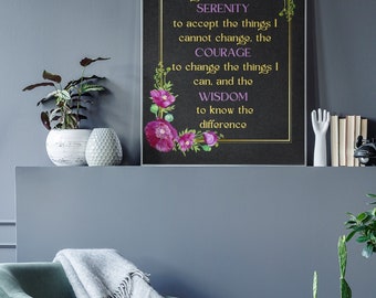 The Serenity Prayer (Elegant Style)