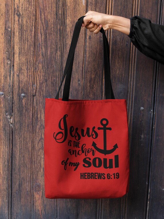Jesus Is The Anchor Of My Soul Hebrews 6:19 (red)
