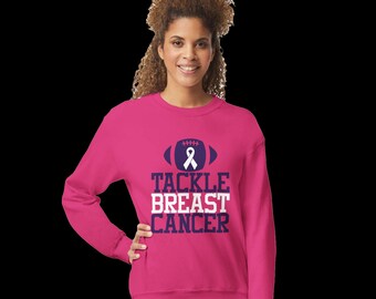 Fighting Breast Cancer Sweatshirt, Pink Ribbon Shirt, Charity Support Top, Awareness Gift, Survivor Gift