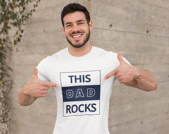 This Dad Rocks T-shirt/Father's day gift/Birthday gift
