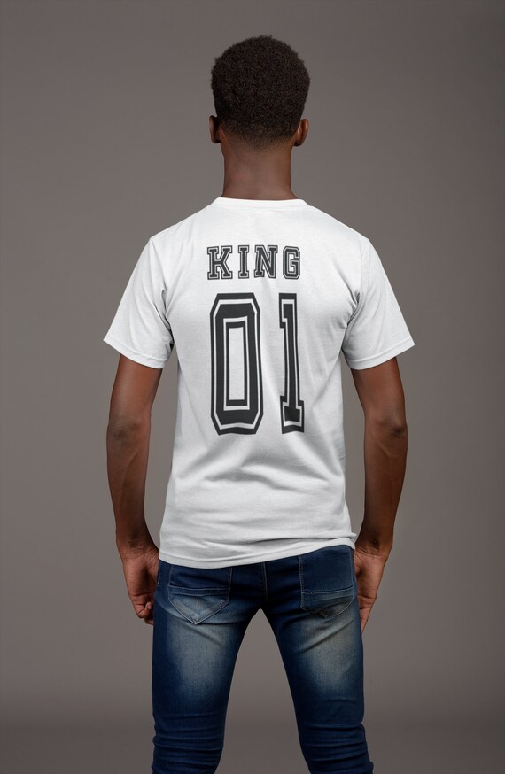 Men's King 01 T-shirt, Crown Tee, Hip Hop Shirt, Streetwear T-shirt, Unique Gift for Him