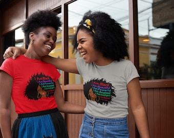 I Am Black, Beautiful, Powerful, Anointed, Intelligent, Blessed T-shirt