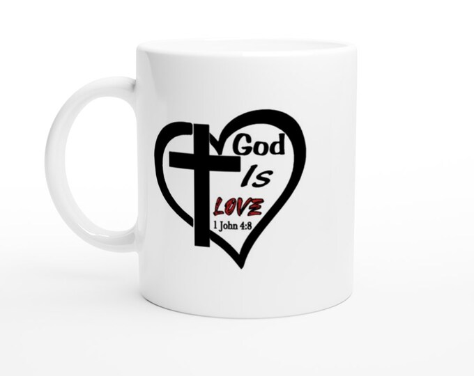 God Is Love Coffee Mug - Perfect Gift for Christians
