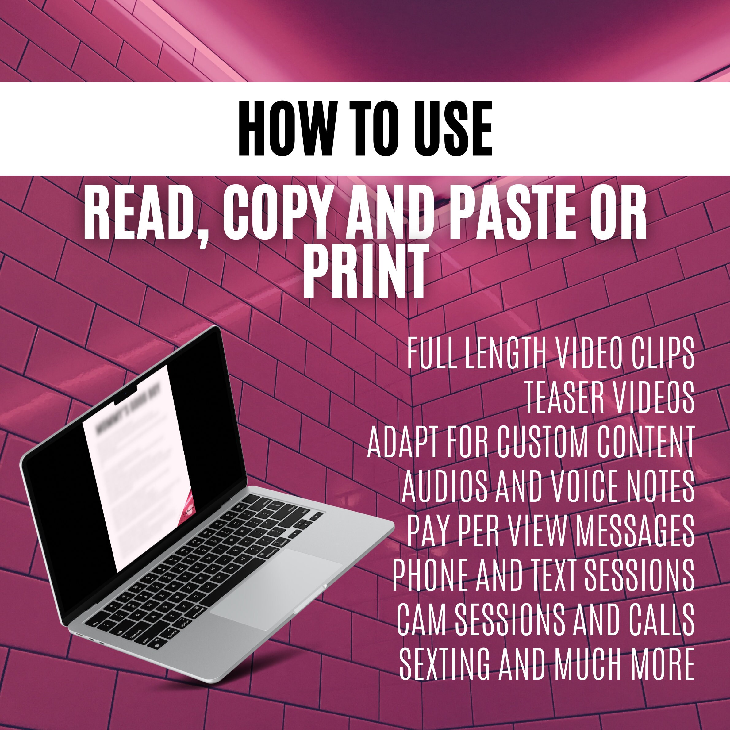 NSFW Content Script Onlyfans Audio Video Script Edging - Etsy