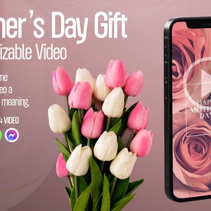Personalised video Mums - Funny Gift for Mothers Mom Mummy - Add a Name, Special Message - Mother&#39;s Day Gift For Mum