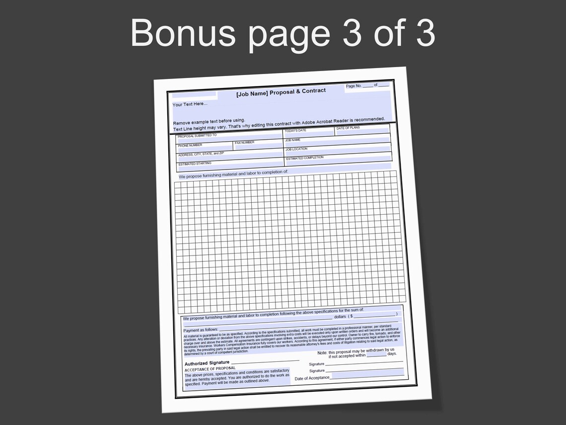 Grid Proposal Proposal & Contract With GRID Drawing Area, Best Proposal Template for ...