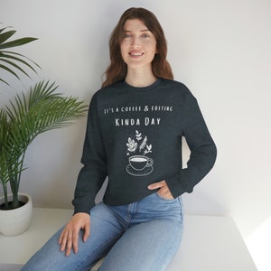 Coffee and Editing Photographer Sweater, Photography Shirt, Mama Shirt, Camera Shirt, Photographer Gift, Cute Photography Shirt, Nature