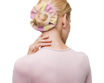 Coletero minimalista reciclado con efecto degradado amarillo y rosa