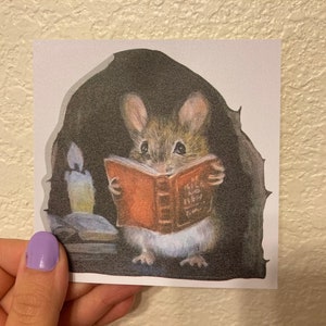Realistic Mouse Hole Wall Sticker - Free Shipping