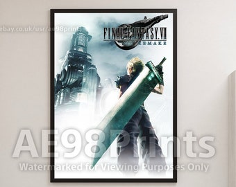 Affiche du jeu vidéo Final Fantasy VII Remake Gaming Intergrade, impression d'art mural, décoration de la chambre A1 A2 A3 A4 A5