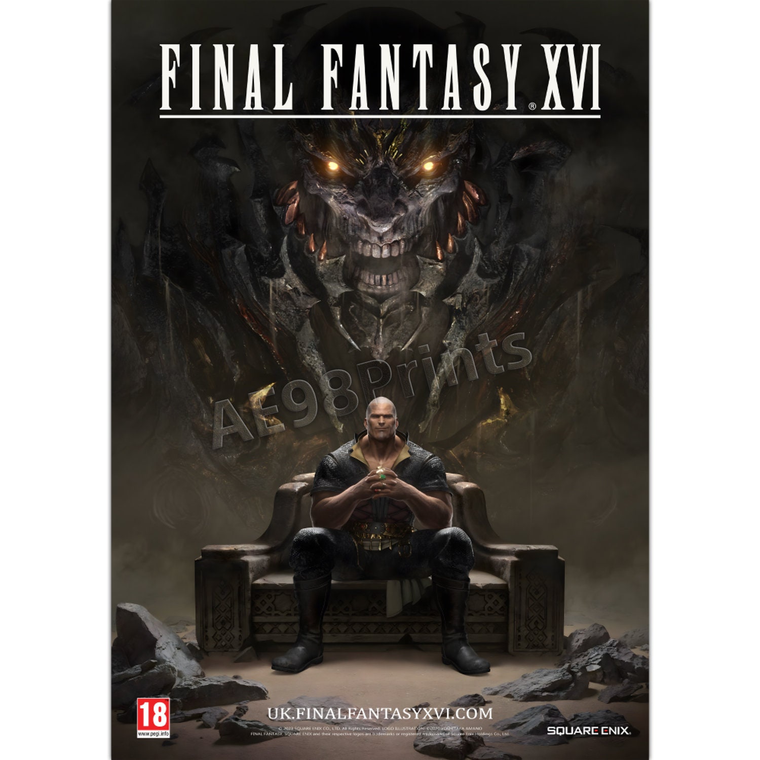 Final Fantasy XVI 16 Dominants Posters Wall Art Print Room Decor