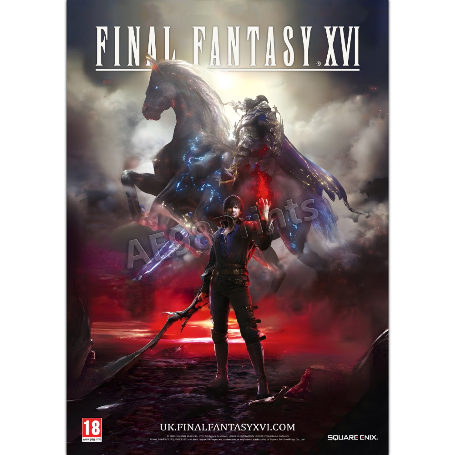 Final Fantasy XVI 16 Dominants Posters Wall Art Print Room Decor