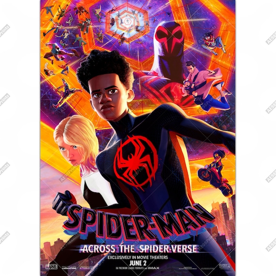 Movie Spider Man Across the Spider Verse 2023 Gift Poster
