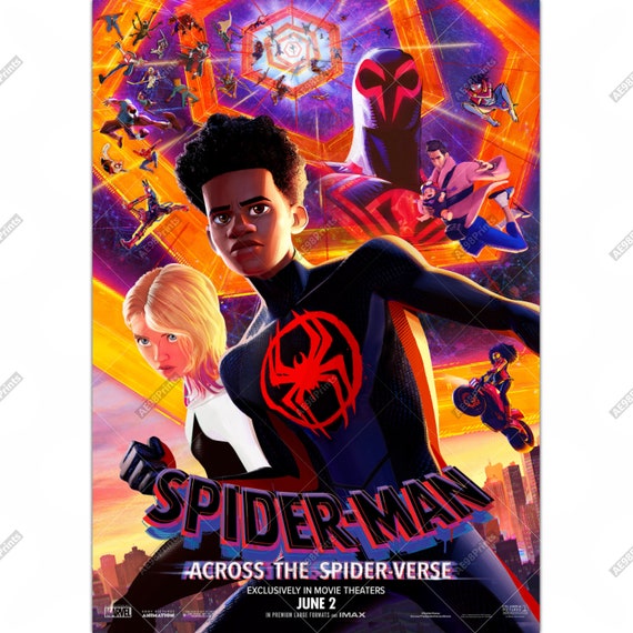 SPIDER-MAN ACROSS THE SPIDER VERSE / CAST (2023) - 2 x 3 MOVIE POSTER  MAGNET