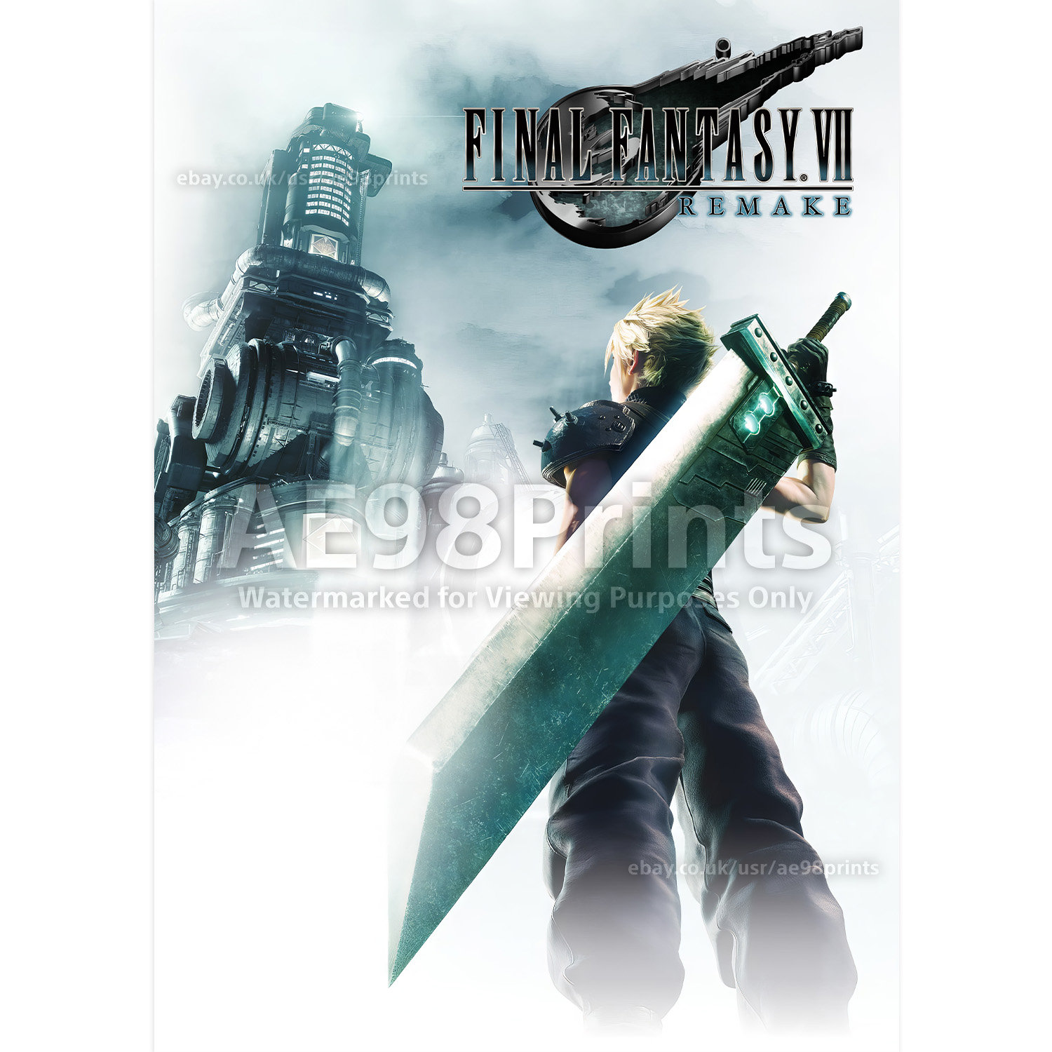 FINAL FANTASY VII REMAKE INTERGRADEポスター Final Fantasy VII Remake Intergrade Gaming Video Game Poster