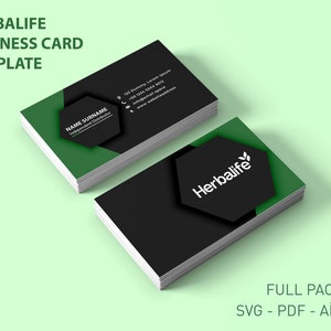 HERBALIFE Neues Logo Visitenkartenvorlage