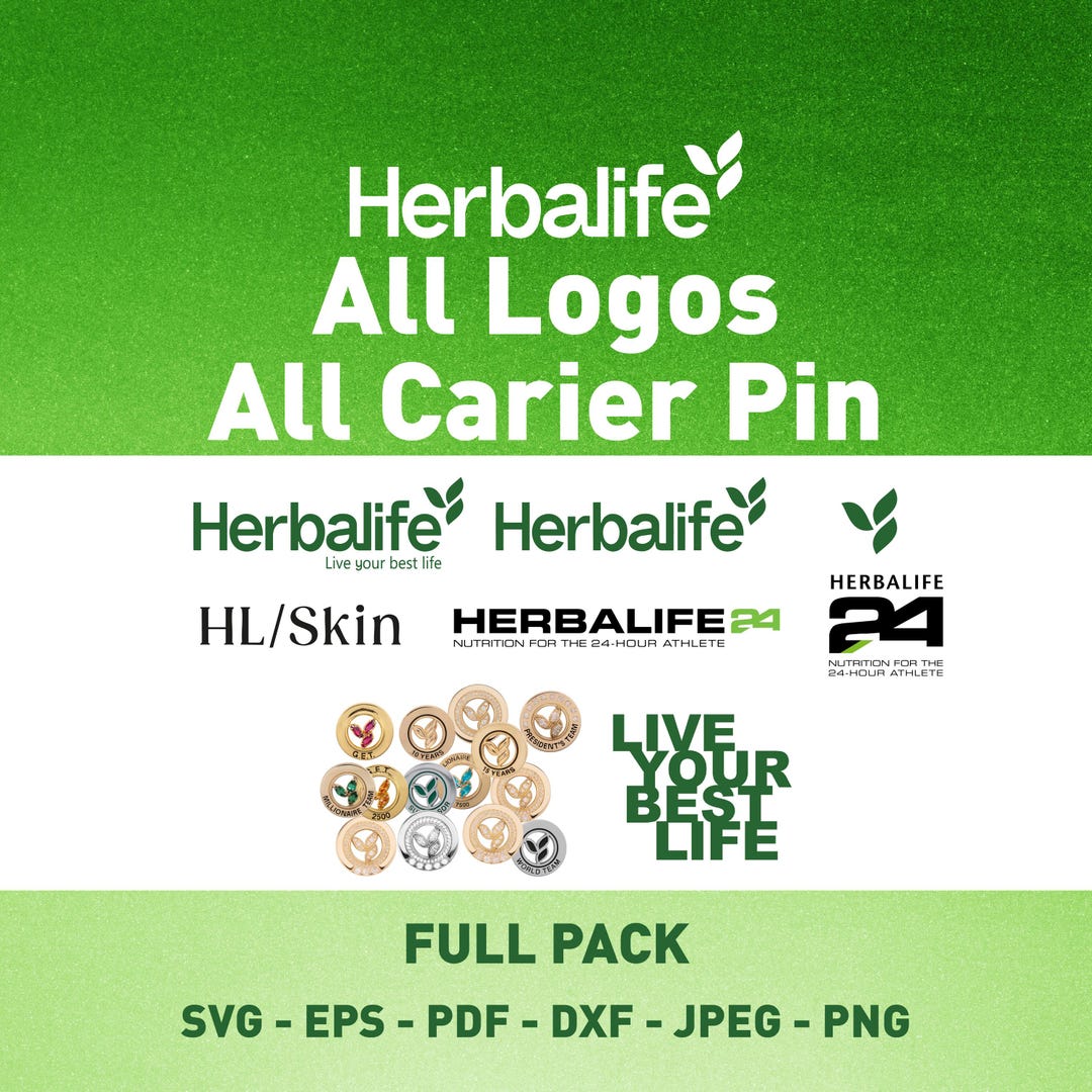 HERBALIFE Todos los logotipos - Etsy México, image size:1080x1080