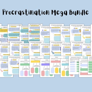 Procrastination Mega Bundle, Procrastination to Motivation