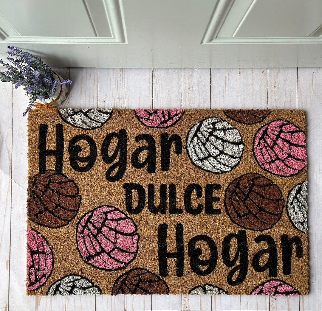 Hogar Dulce Hogarconcha Doormat, Spanish Doormat, Mexican Home