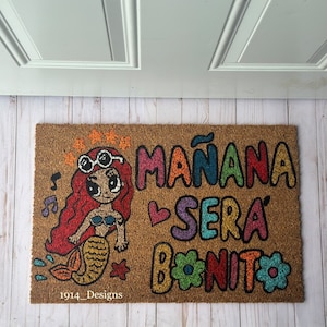 Karol G Doormat| Spanish  Doormat|Karol G Gifts| Custom Doormat|Mañana Sera Bonito|Cute Doormat|Cute gifts