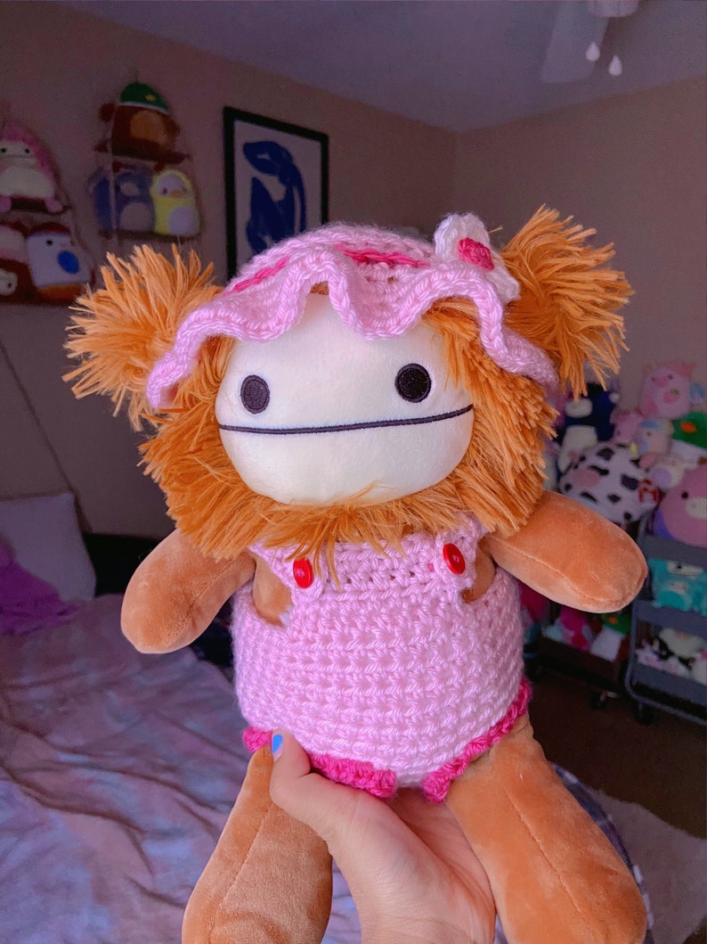 Squishmallow Overalls Crochet Pattern grad Benny Etsy India