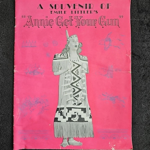 Original 1947 Annie Get Your Gun London Coliseum Teaterprogram Dolores Gray