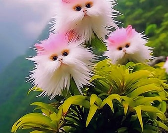 Nasiona roślin Cats Eyes Dazzle x 10 Wyhoduj własną niezwykłą tropikalną roślinę do doniczki ogrodowej lub wewnętrznej SHOWSTOPPER - Miłośnicy roślin Szybkie kiełkowanie