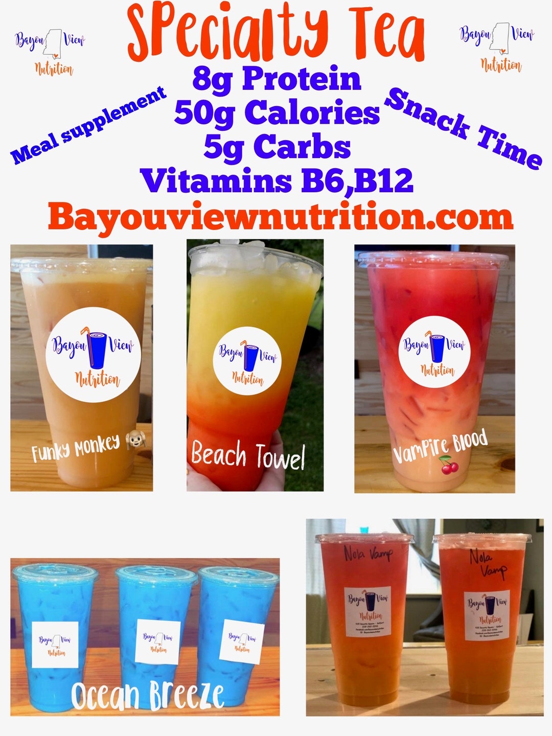 PROTEIN LOADED TEA Berry Based Lit Tea, Mega Tea, Tea Bomb, Sugar Free