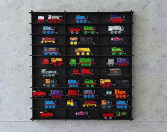 Toy Train Display Case toy Train Rack train Storage train Shelf toy Train Gift for Kids wall Mounted Train Display train Display Ideas Etsy