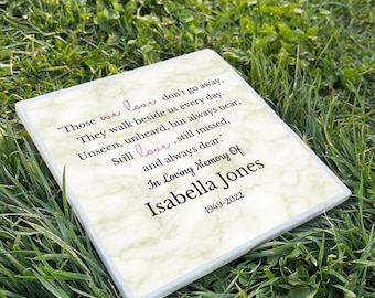 Limestone Memorial Plaque - Customized Stone for Remembrance - Perfect Keepsake Grave Marker - Thoughtful Bereavement Gift-Memorial Stone