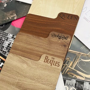 Wooden Custom Vinyl record dividers,Custom vinyl record separators,Album dividers for records,vinyl dividers records,Custom record dividers